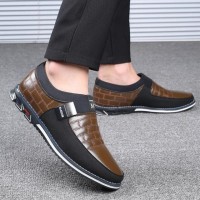 -   Arrival Fashion Men's Business Leather Casual Slip On Shoes
